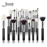Black/Silver Makeup brushes