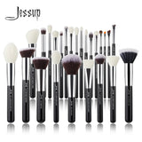 Black/Silver Makeup brushes