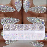 3D glitter nail